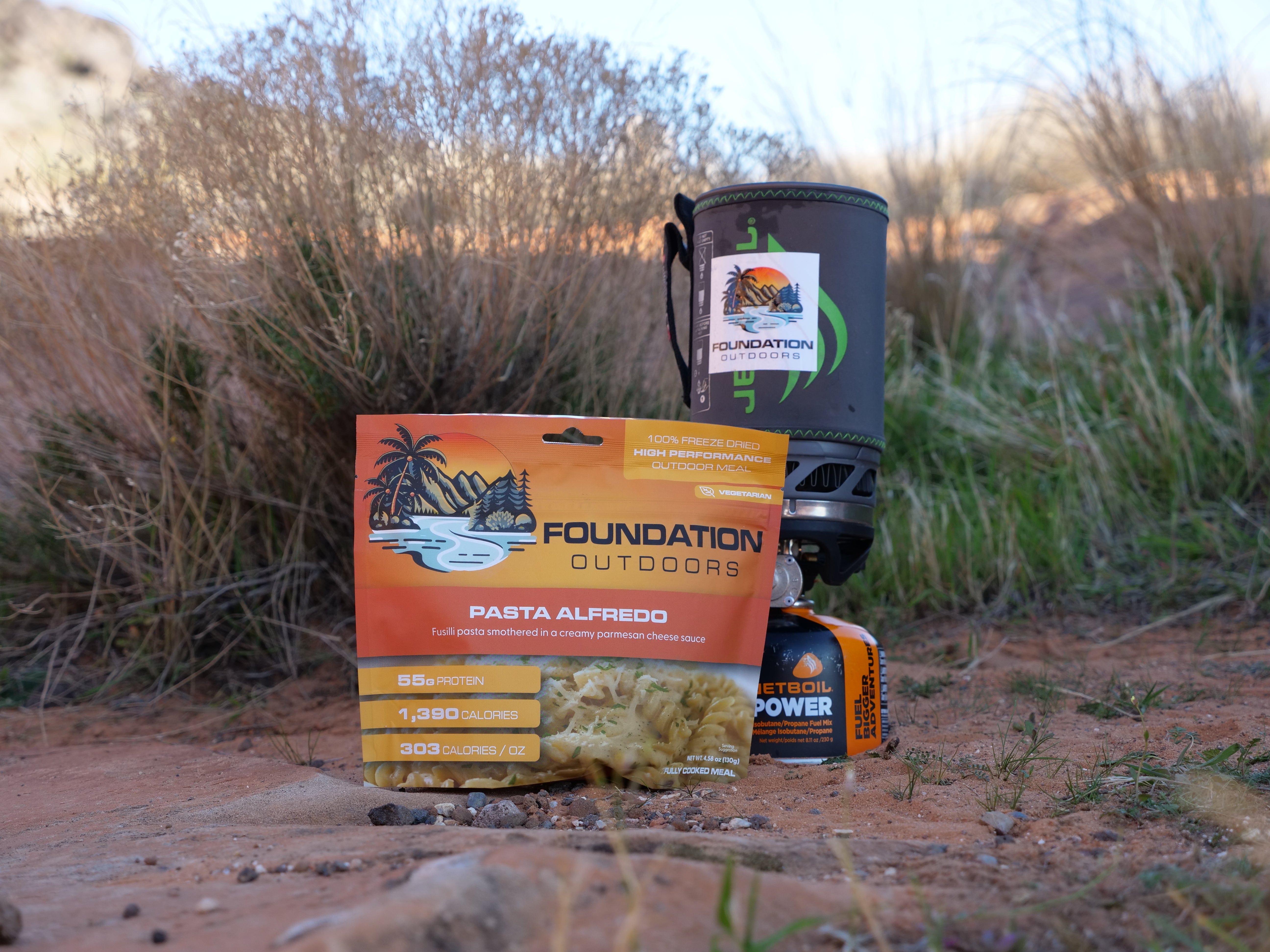 FOUNDATION Outdoors, Pasta Alfredo, 130g