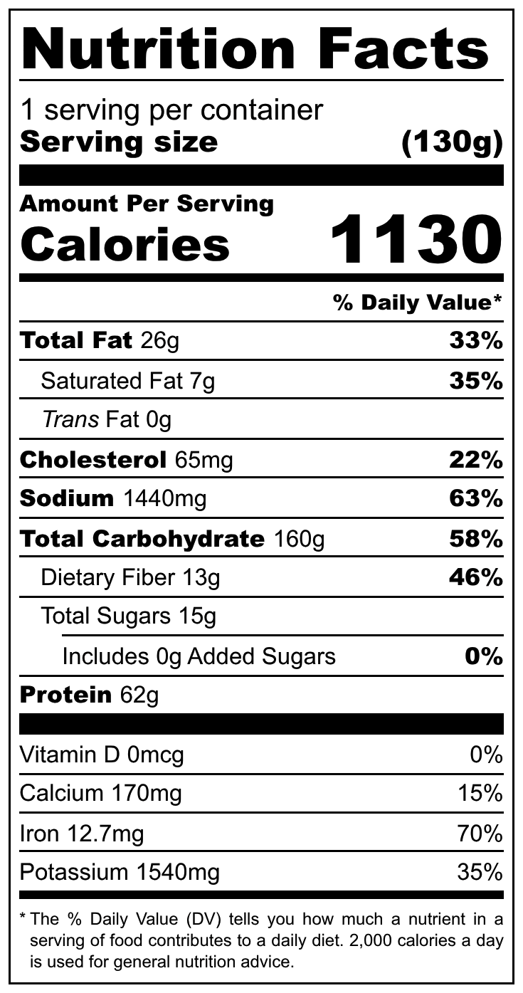 FOUNDATION Outdoors, Spaghetti with Meat Sauce Meal, 6 Pack