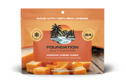 FOUNDATION Outdoors, Cheddar Cheese Cube Snack, 12 Pack