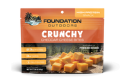 FOUNDATION Outdoors Crunchy Cheddar Cheese Bites - 12 unit Wholesale Box - Trail Size