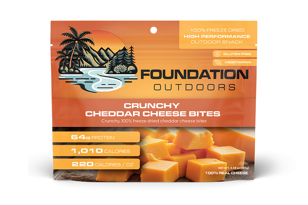 FOUNDATION Outdoors Cheddar Cheese Bites
