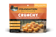 FOUNDATION Outdoors Crunchy Colby Jack Cheese Bites - 12 Unit Wholesale Box - Trail Size