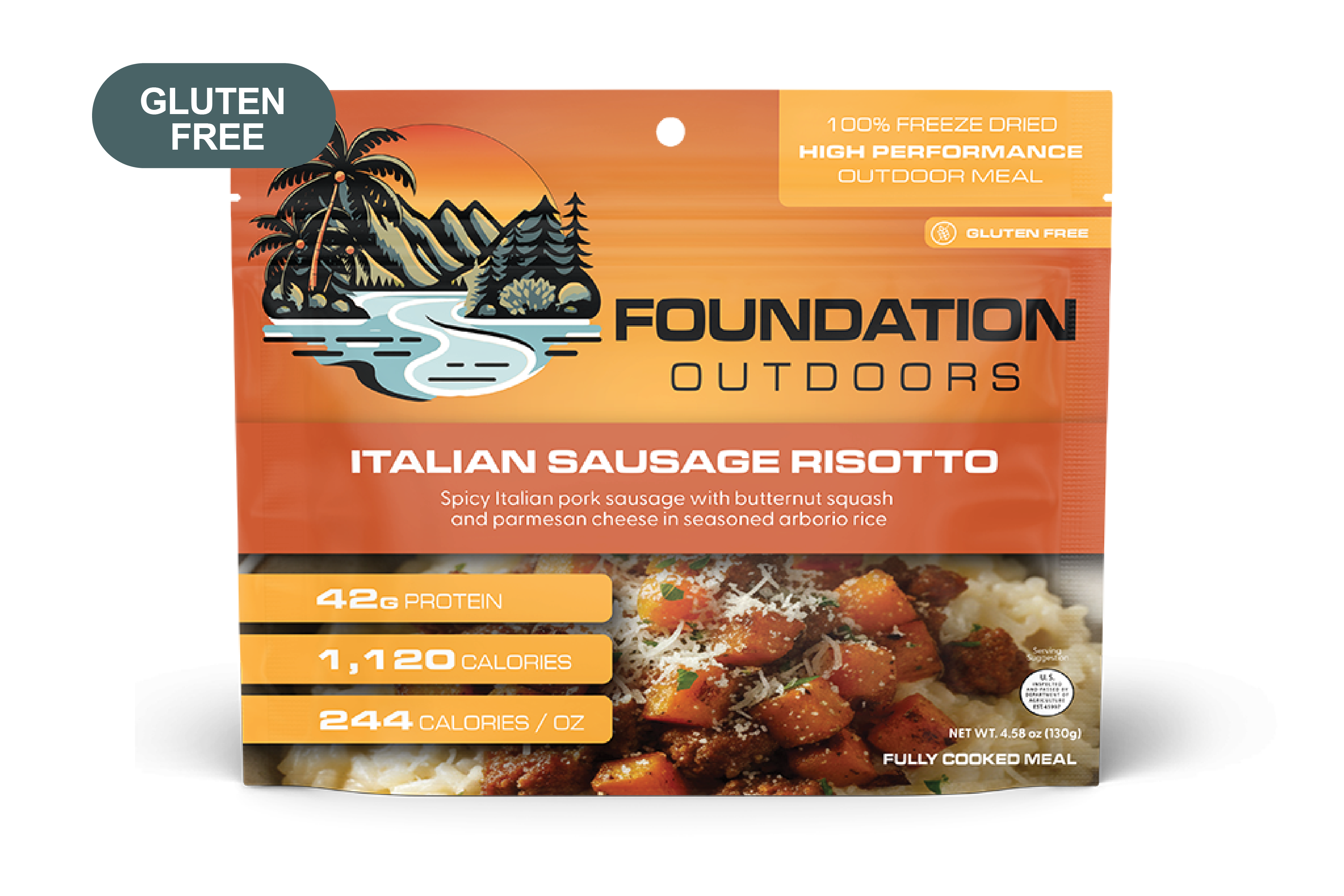 Spicy Italian Pork Sausage Risotto