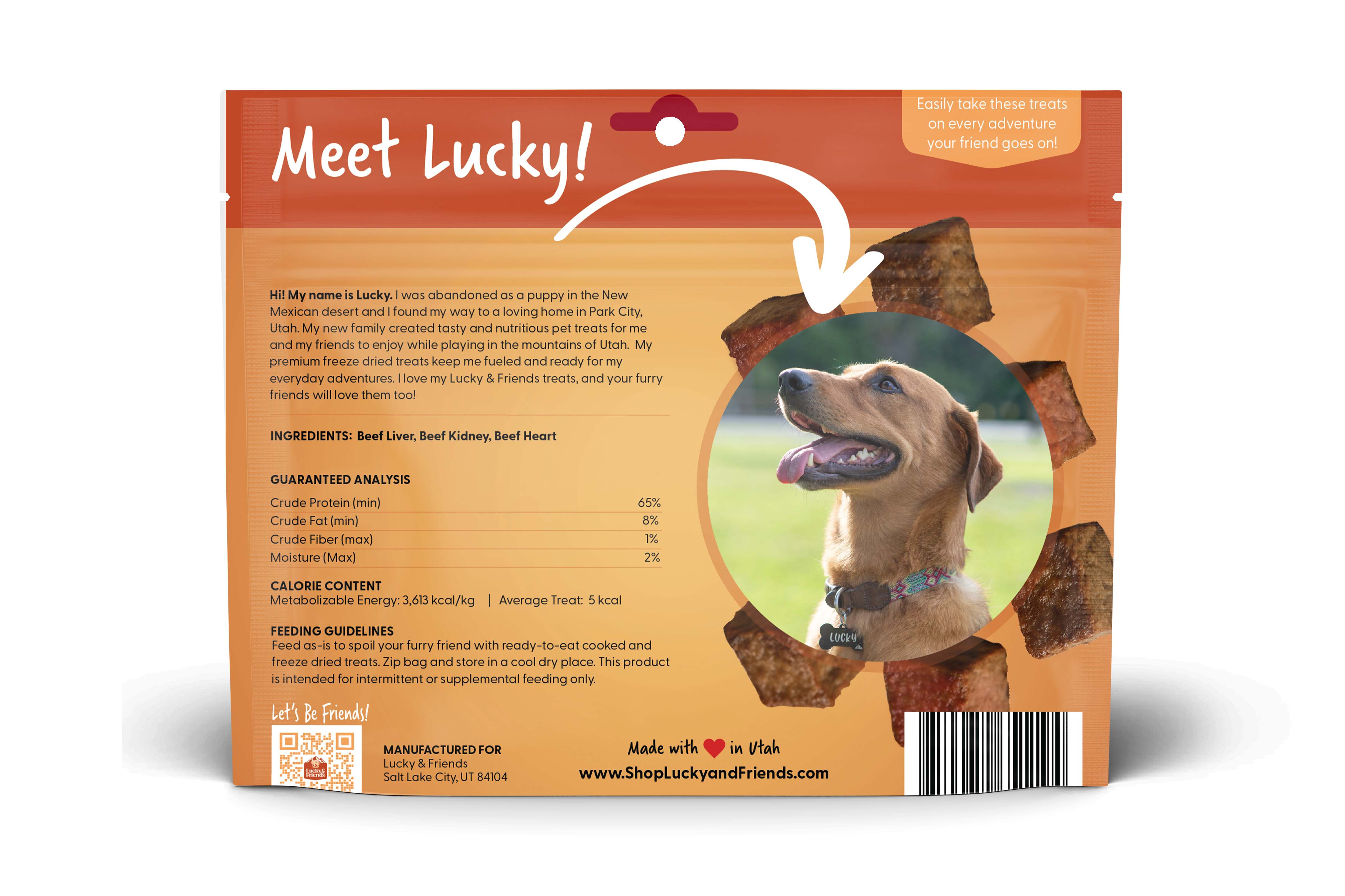 Three Beef Organ Medley Dog Treat