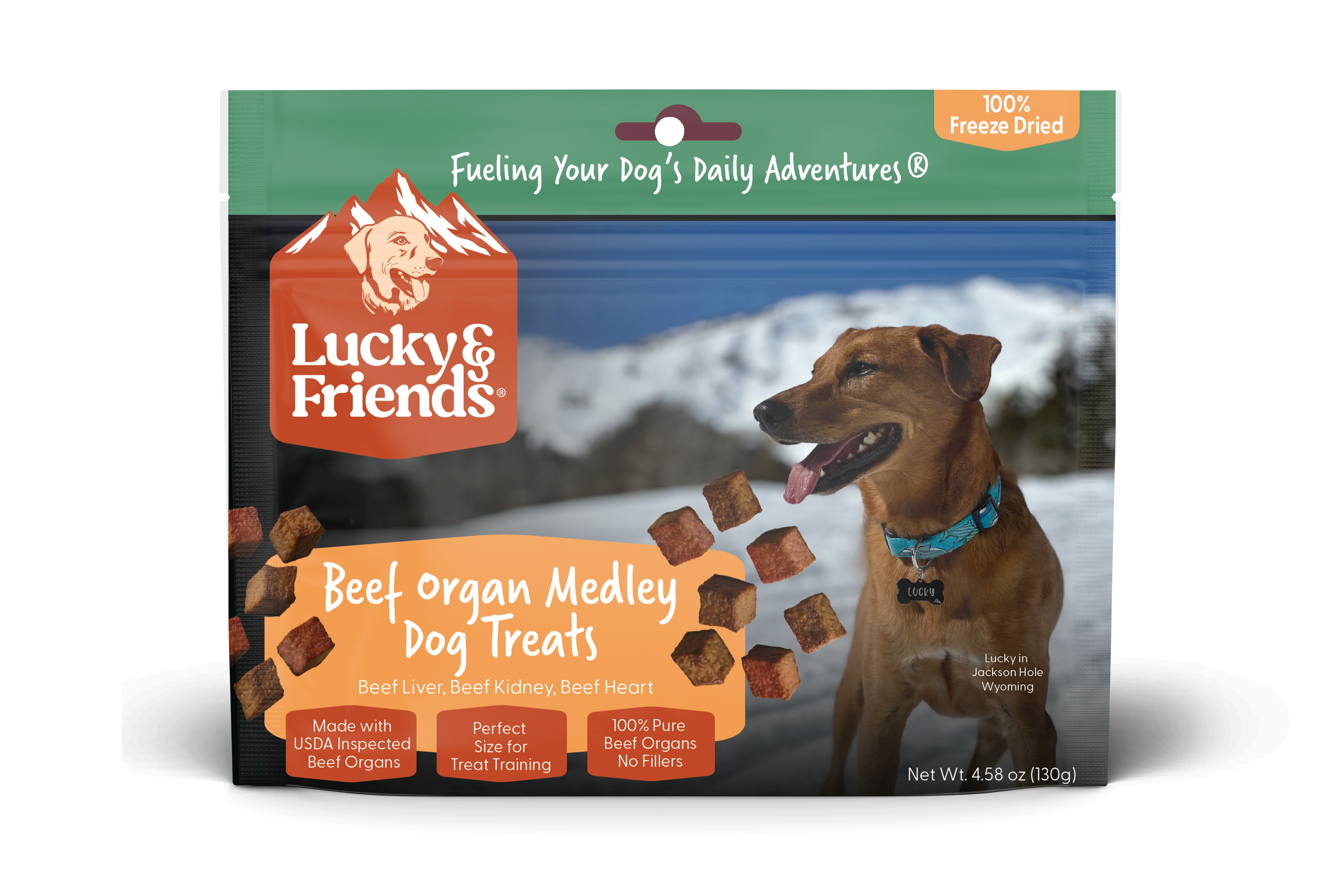 Three Beef Organ Medley Dog Treat