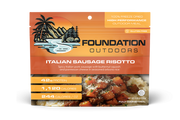 FOUNDATION Outdoors Spicy Italian Pork Sausage Risotto Meal