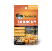 FOUNDATION Outdoors Crunchy Three Cheese Medley Bites - 12 Unit Wholesale Box - Snack Size